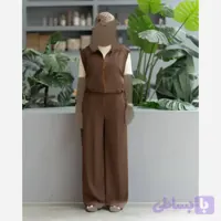 ست و شلوار زنانه کرپ پارکر سایز 38 تا 46 تابستانه