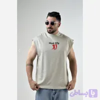 وست اسپرت سوپر نخ پنبه زنانه طرح فلفل سایز XL و 2XL