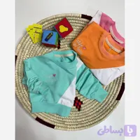 کراپ دخترانه لش مدل نامتقارن سایز 4 تا 14 سال