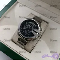 ساعت مچی زنانه دیزل بند استیل صفحه مشکی چهار موتوره فعال با تقویم