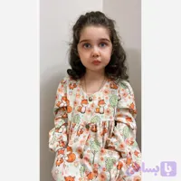 پیراهن سارافون دخترانه طرح روباه جیبدار مدل آزاد و راحت (کد MVEY8)