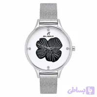 ساعت زنانه استیل بلیزر رفرانس 3408 صفحه سفید با موتور ژاپن و بند حصیری (کد EJ8WF)