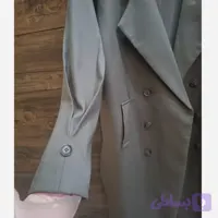 مانتو اورال بلند زنانه و دخترانه کرپ مورگان وارداتی فری سایز کرمی و نسکافه ای