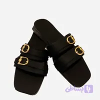 صندل زنانه مدل ریحانه رنگ مشکی (کد J2FLE)