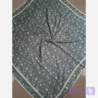 روسری نخی گل ریز تابستانی قواره 100 سانت