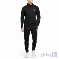 ست سویشرت و شلوار مردانه مشکی داخل کرک پاییزه و زمستانه