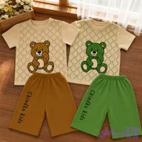 ست بلوز و شورت پسرانه اسپان سایز 40 تا 55 مناسب 2 تا 8 سال (کد 0JU2Y)