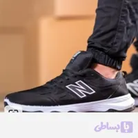 کفش کتانی اسپرت نیوبالانس مردانه زنانه پیاده روی سبک نرم رویه کتان زیره پی یو سایز 40 تا 44 مشکی