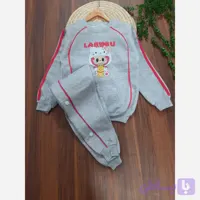 بلوز شلوار دخترانه داخل کرکی طرح لبوبو سایز 40 تا 55