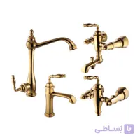 دست کامل شیرآلات اوج مدل فابیان طلایی