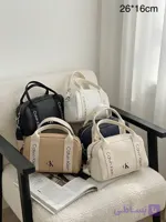 کیف زنانه طرح صندوقی مدل کالوین در رنگ بندی پاییزه