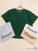 تیشرت زنانه باکسی Balance