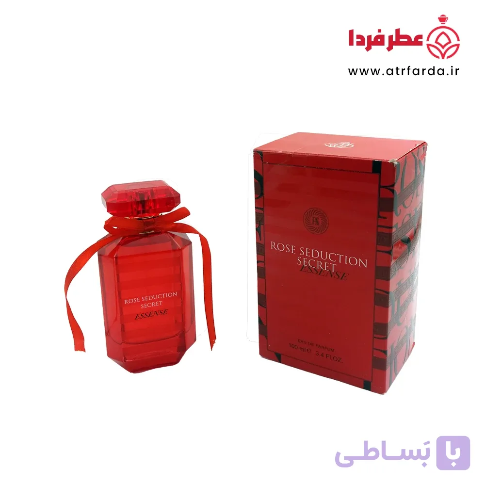 عطر ادکلن فرگرانس ویکتوریا سکرت زنانه مدل بامبشل اینتنس مدل اسنس (Rose Seduction Secret Essense) حجم 100 میل