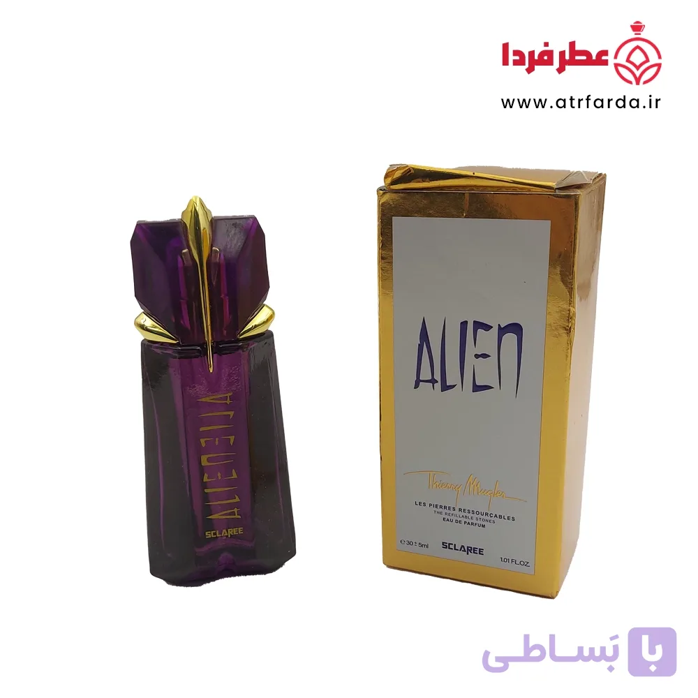 عطر ادوپرفیوم برند اسکلاره زنانه مدل الین (Alien) حجم 30 میل