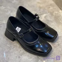 کفش پاشنه دار راحتی زنانه ورنی سایز 37 تا 40