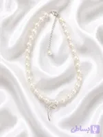 گردنبند مروارید سنگی wave
