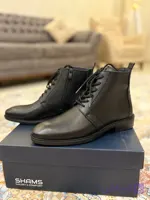 کفش چرم مردانه شمس
