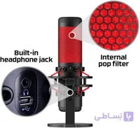 میکروفون گیمینگ هایپرایکس مدل QuadCast جعبه باز