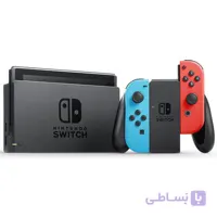 کنسول بازی Nintendo Switch – قرمز و آبی به همراه بازی