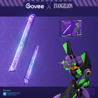 پنل روشنایی هوشمند گیمینگ دیواری 6 + 2 عدد گووی Govee x Evangelion Gaming Wall Light