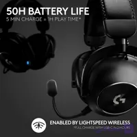 هدست گیمینگ بی سیم G PRO X 2 LIGHTSPEED – مشکی – جعبه باز