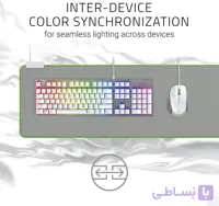 موس پد ریزر Razer Goliathus Extended Chroma Mercury White