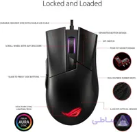 موس گیمینگ ایسوس ROG Gladius II Core