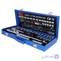 آچار بکس باس مدل MMA-BSS-24 مجموعه 24 عددی