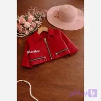 کت چرم دخترانه مناسب 2 تا 8 سال - کفش سپید