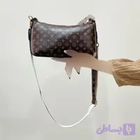 کیف دستی دوشی زنانه طرح دار کد 1419 جنس چرم مصنوعی