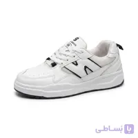 کفش اسپرت زنانه نیوبالانس طرح ونس چرم صنعتی سفید روزمره راحتی