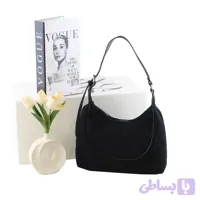 کیف زنانه پارچه ای اسپرت و روزمره زیپ دار - کفش سپید