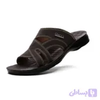 صندل چرمی طبی مردانه مشکی روزمره - کفش سپید