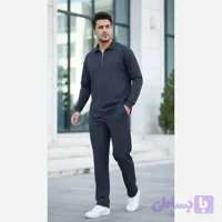 ست نیم زیپ فتیله ای مردانه کبریتی فری سایز رنگ بندی متنوع