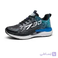 کفش اسپرت مردانه 730 تونلی برفی آبی مشکی سایز 42 و 43