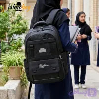 کوله پشتی اسپرت سبک پارچه کجراه خارجی ضد تعریق مناسب سوم ابتدایی به بالا - کفش سپید