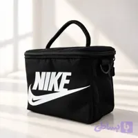کیف ظرف غذا پارچه ای با بند بلند و جیب دار ابعاد 20 در 15 سانتیمتر