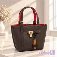 کیف دخترانه چرم مصنوعی ابعاد 25 در 20 سانتیمتر مگنتی رسمی و روزمره