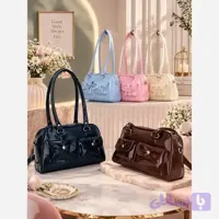 کیف دستی و جیبی زنانه مدل پاپیونی مارون سایز 25 در 15 رنگبندی متنوع