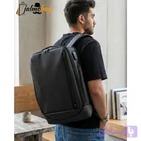 کوله پشتی دانشجویی آرکتیک هانتر ضد آب لپ تاپ دار USB دار - کفش سپید