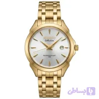 ساعت مچی زنانه سیکو کالکشن طلایی صفحه سفید تقویم دار موتور کوارتز ژاپن