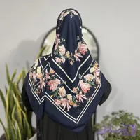 روسری کرپ زنانه طرح ثریا