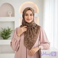 روسری سوپرنخ زنانه طرح گل ریز