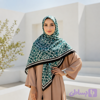 روسری سوپرنخ زنانه طرح سبزینه