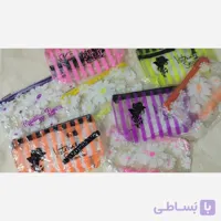 کیف لوازم آرایش طلقی با زیپ محکم در رنگبندی شاد و متنوع