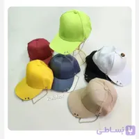 کلاه کتان کجراه پیرسینگ و زنجیردار
