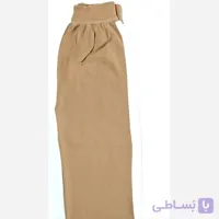 شلوار بگ بافت با نوار سفید جانبی