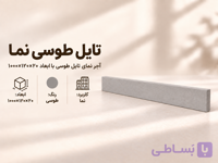 آجر نما تایل ۱۰۰×۱۲ طوسی