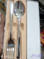 قاشق چنگال نقره‌ای یونیک 12 پارچه