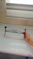 جا حوله روکش دار دسته چوبی مشکی